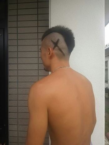 9日・試合前の出張カット!