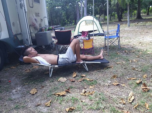 24日・オキナワトカゲを捕まえました!