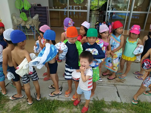 21日・プールとキックボクシング!