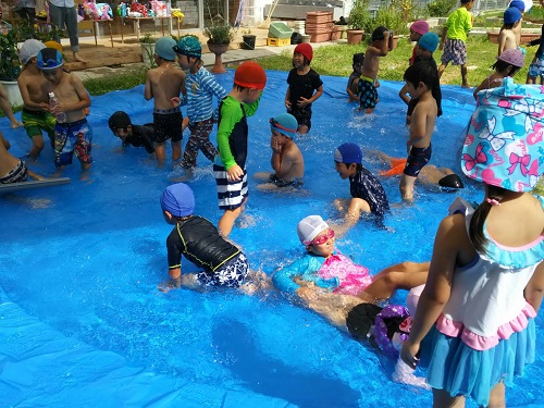 21日・プールとキックボクシング!