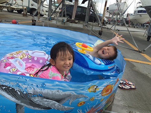 10日・4家族でマリーナBBQ!