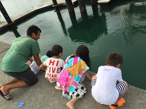 10日・4家族でマリーナBBQ!