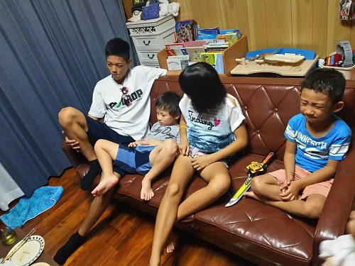 4日・ワクワクファイト9からの祝勝会BBQ!