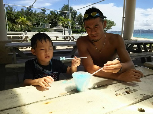 24日・オキナワトカゲを捕まえました!