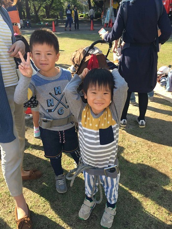 16日・はしご車で地上70メートルに!