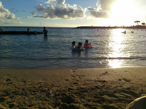 5日・北谷サンセットビーチとカブトムシと!