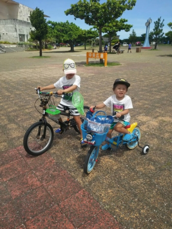 8日・ぎのわんシーパーティで大喜び!