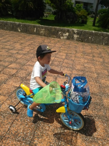 8日・ぎのわんシーパーティで大喜び!