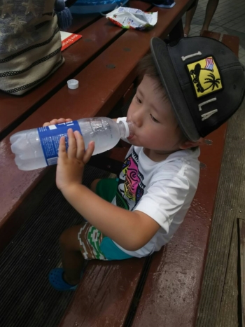 8日・ぎのわんシーパーティで大喜び!