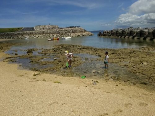 8日・ぎのわんシーパーティで大喜び!