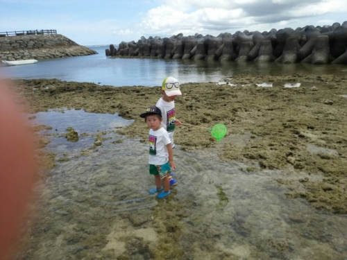 8日・ぎのわんシーパーティで大喜び!