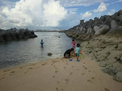 12日・夕方からはやっぱり海!