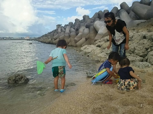 12日・夕方からはやっぱり海!