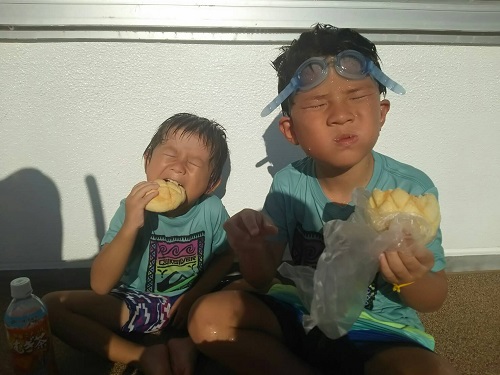 15日・アイスにプールに夏満喫!