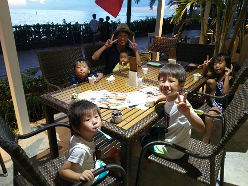 16日・昼練とプールとビーチパーティ!