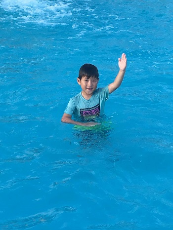 20日・県総合運動公園のレクリエーションプール!