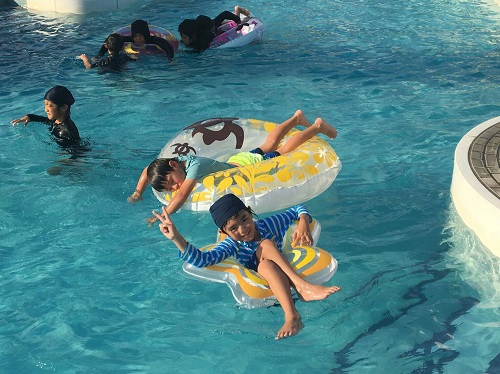 20日・県総合運動公園のレクリエーションプール!