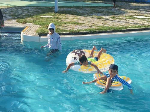 20日・県総合運動公園のレクリエーションプール!