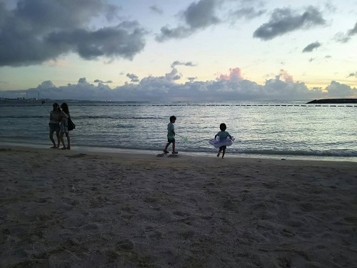 23日・夏休みの工作と北谷と。