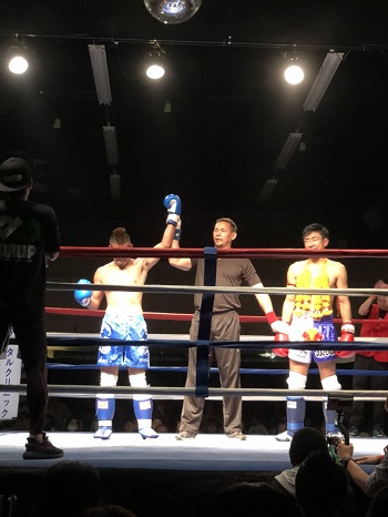 25日・K-SPIRIT18で二階級制覇!