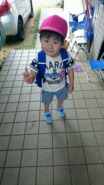 12日・次男の初登園!