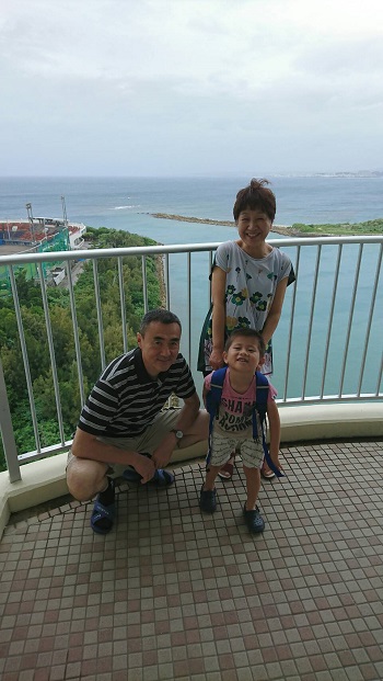 14日・おじいちゃんとおばあちゃんが沖縄に来たよ!