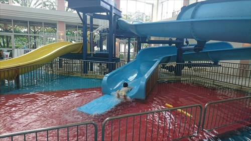 30日・ホテルルネッサンスのプール!