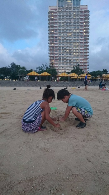 14日・北谷のサンセットビーチ!