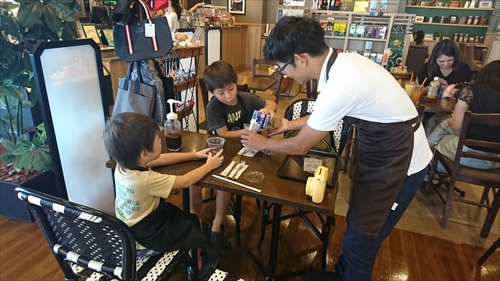 18日・キッズバリスタ体験!