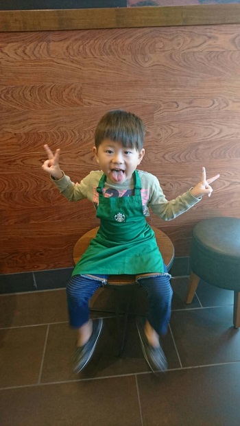 15日・スタバのキッズクリスマス会とシェラトンで次男の誕生会!