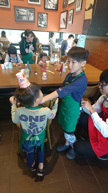 15日・スタバのキッズクリスマス会とシェラトンで次男の誕生会!