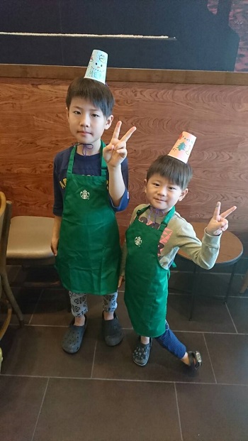 15日・スタバのキッズクリスマス会とシェラトンで次男の誕生会!