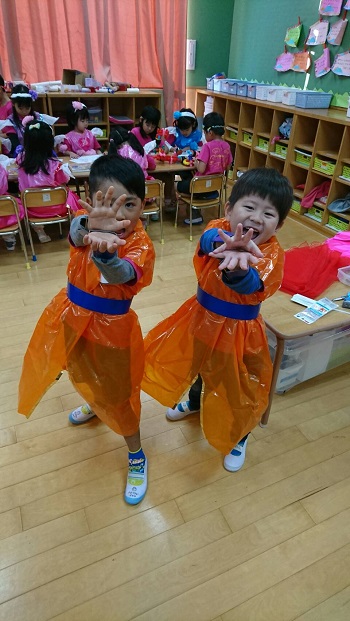 2日・生活発表会でドラゴンボール!