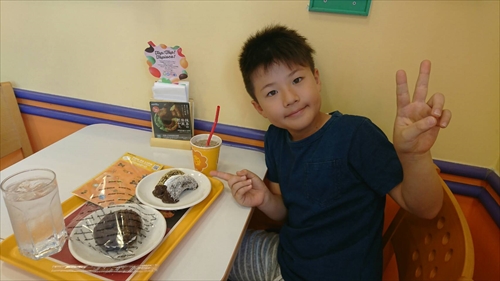 17日・長男初のつけ麺!