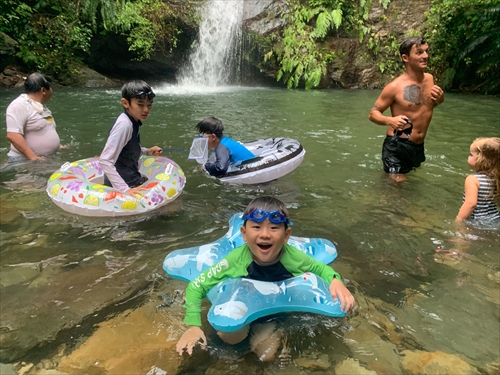 18日・名護のフンガー滝へ!