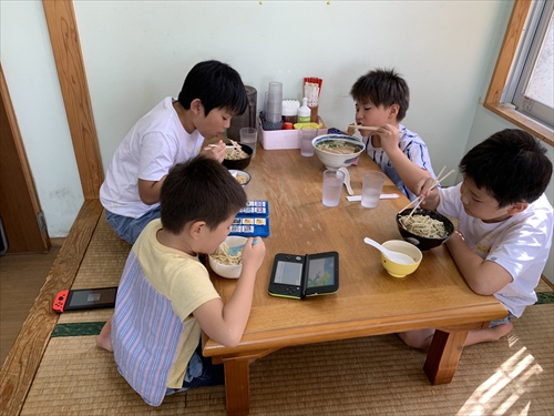 27日・北谷の海上アスレチックからの紅いもタルト作り!