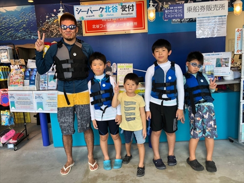 27日・北谷の海上アスレチックからの紅いもタルト作り!