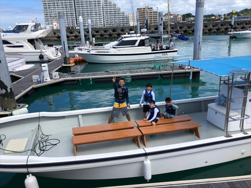 27日・北谷の海上アスレチックからの紅いもタルト作り!