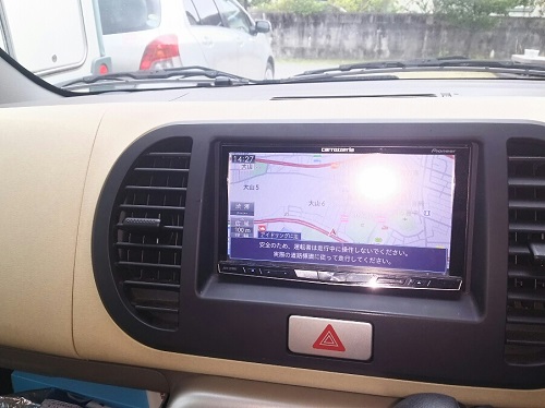 12日・キャンカーにカーナビとバックカメラを!