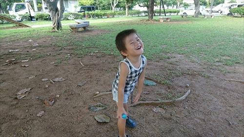 19日・台風対策と公園遊び!
