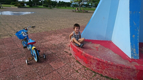 19日・台風対策と公園遊び!