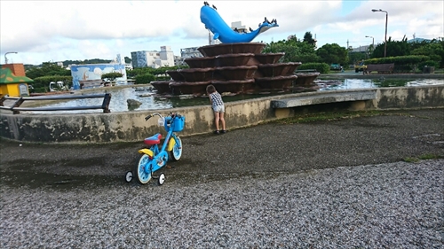 19日・台風対策と公園遊び!