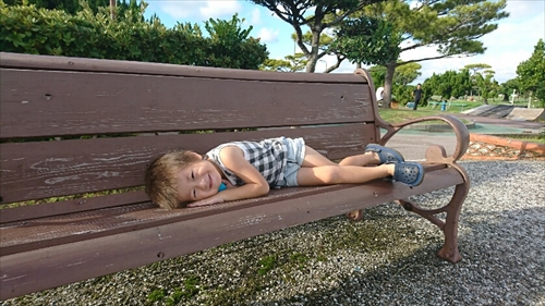 19日・台風対策と公園遊び!