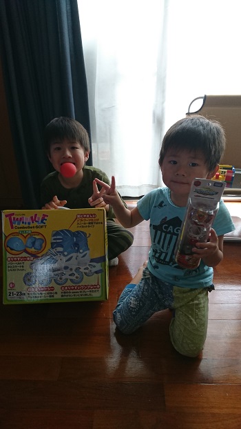 21日・パパお帰り!