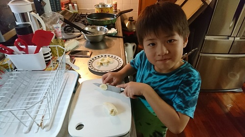 21日・クレープ作り!