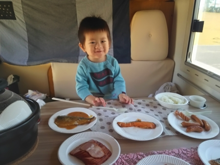 31日・家族4人で釣りキャンプ!