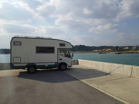 8日・漢那漁港で釣り!