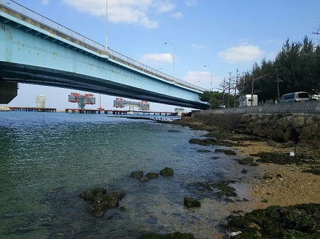 9日・砂辺のリーフで釣り!