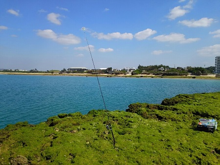 9日・砂辺のリーフで釣り!
