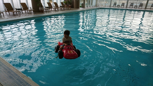 16日・プールとケーキと。